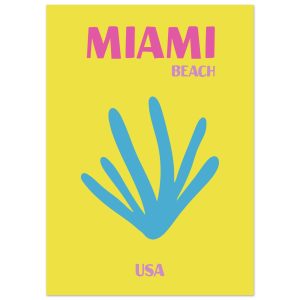 Artfulprints USA – Miami poster 50×70 cm Artfulprints USA – Miami poster 50×70 cm