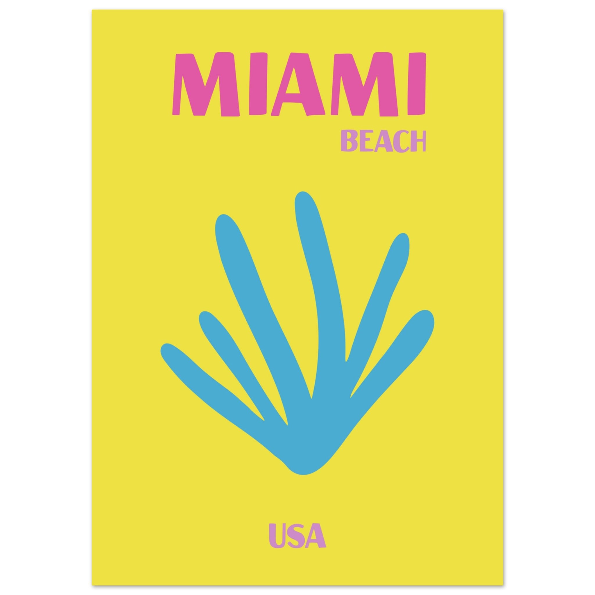 Artfulprints USA - Miami poster 50x70 cm