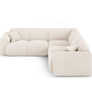 Cosmopolitan Design Symmetrische hoekbank Nolio 5-zits, chenille licht Cosmopolitan Design Symmetrische hoekbank Nolio 5-zits, chenille licht