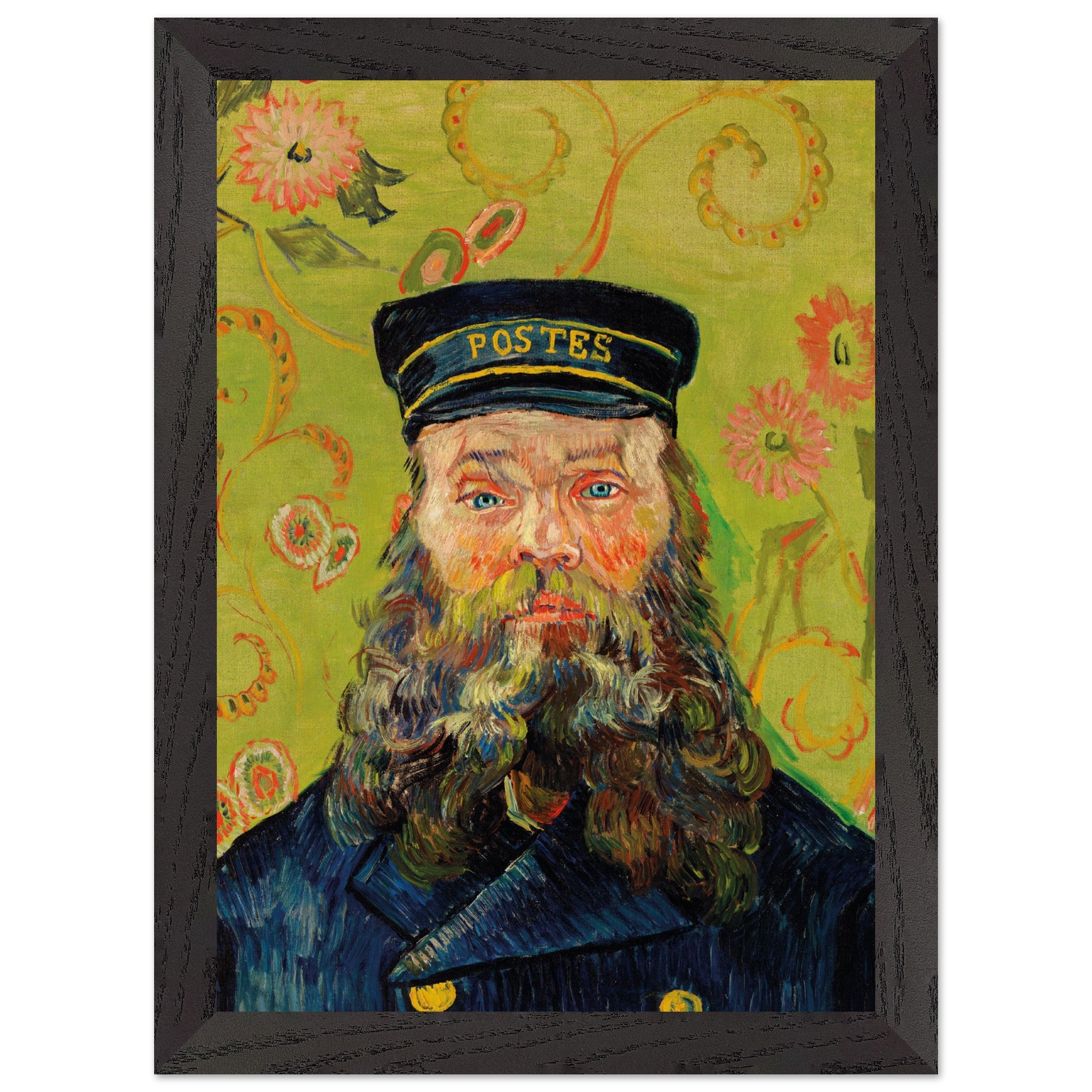 Artfulprints Poster met Lijst Vincent van Gogh - The Postman - A4 21x2