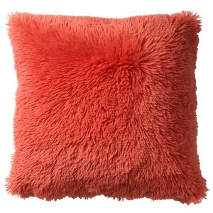 FLUFFY – Sierkussen 45×45 cm – superzacht – effen kleur – Coral – kora FLUFFY – Sierkussen 45×45 cm – superzacht – effen kleur – Coral – kora