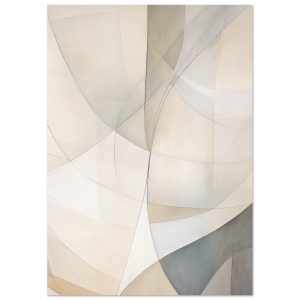 Artfulprints Abstract – Fine lines 5 poster A4 21×29.7 cm Artfulprints Abstract – Fine lines 5 poster A4 21×29.7 cm