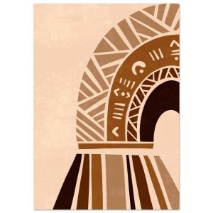 Artfulprints Poster Boho – Ethnic sunrise – A4 21×29.7 cm – Bruin Artfulprints Poster Boho – Ethnic sunrise – A4 21×29.7 cm – Bruin