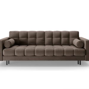 Cosmopolitan Design Slaapbank met opbergdoos Bali 3-zits, flueel choco Cosmopolitan Design Slaapbank met opbergdoos Bali 3-zits, flueel choco