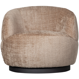 WOOOD draaibare fauteuil Woolly – Chenille – Zand – 71x84x88 WOOOD draaibare fauteuil Woolly – Chenille – Zand – 71x84x88