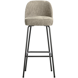 WOOOD barstoel Vogue – Structure Velvet – Wheatfield – 103x50x55 WOOOD barstoel Vogue – Structure Velvet – Wheatfield – 103x50x55