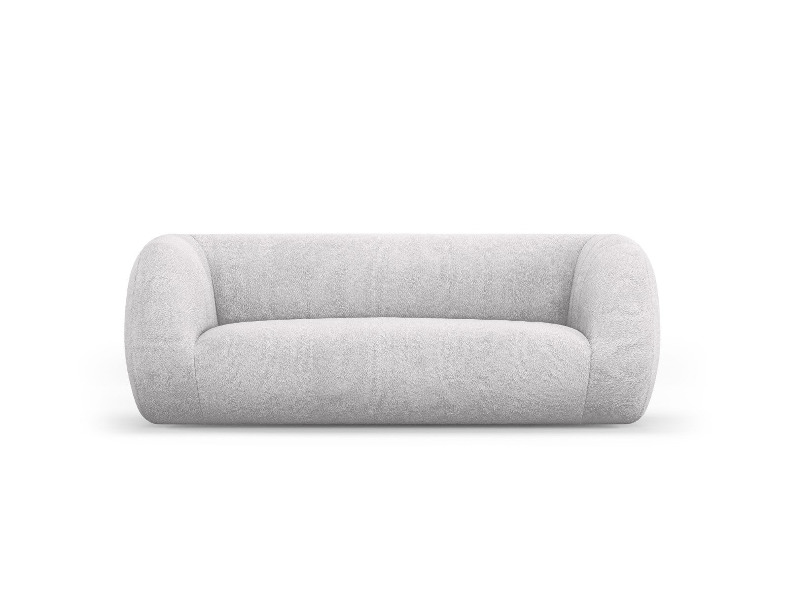 Cosmopolitan Design Bank Essen 2-zits, boucle, lichtgrijs - 95x210x86c