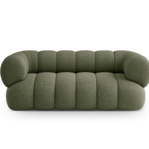 Cosmopolitan Design Bank Koge 2-zits, chenille groente – 95x180x70cm Cosmopolitan Design Bank Koge 2-zits, chenille groente – 95x180x70cm