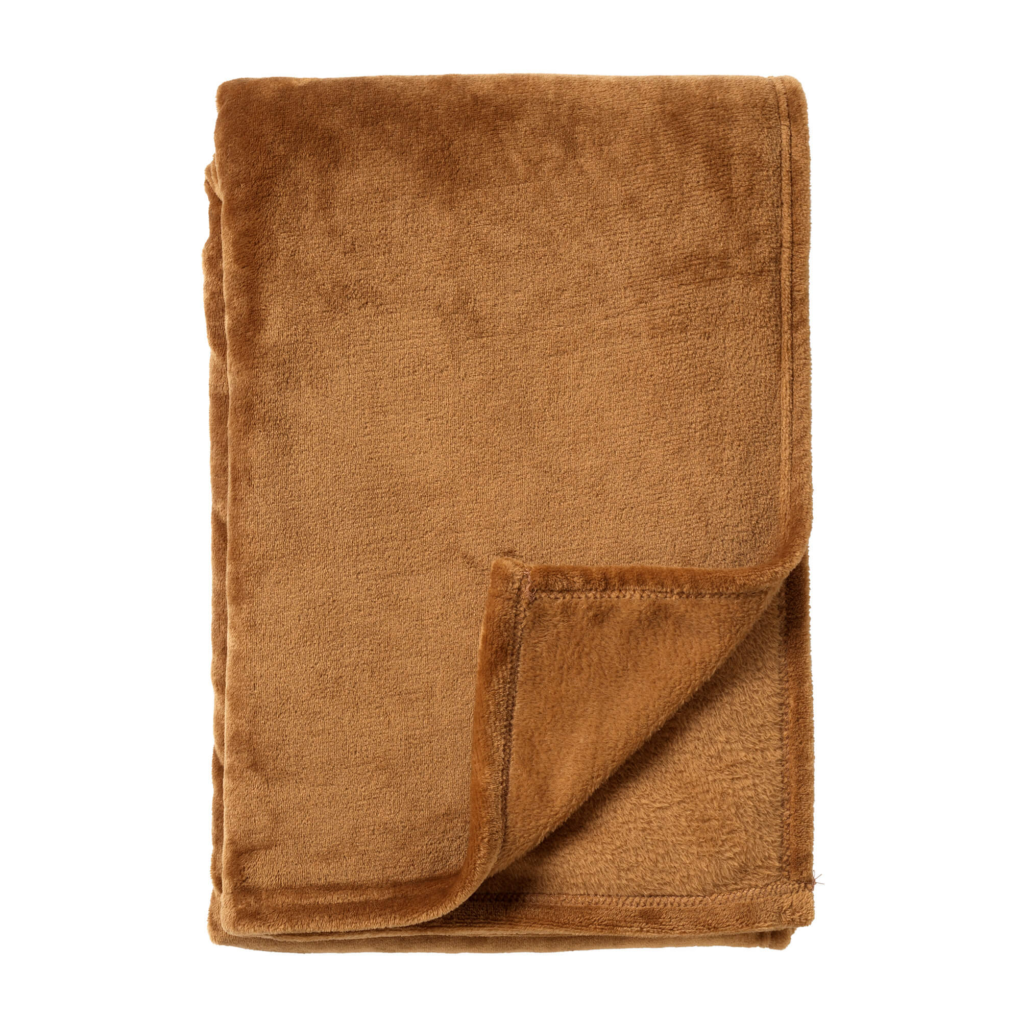 HARVEY - Plaid 150x200 cm - superzachte deken van fleece - Tobacco Bro