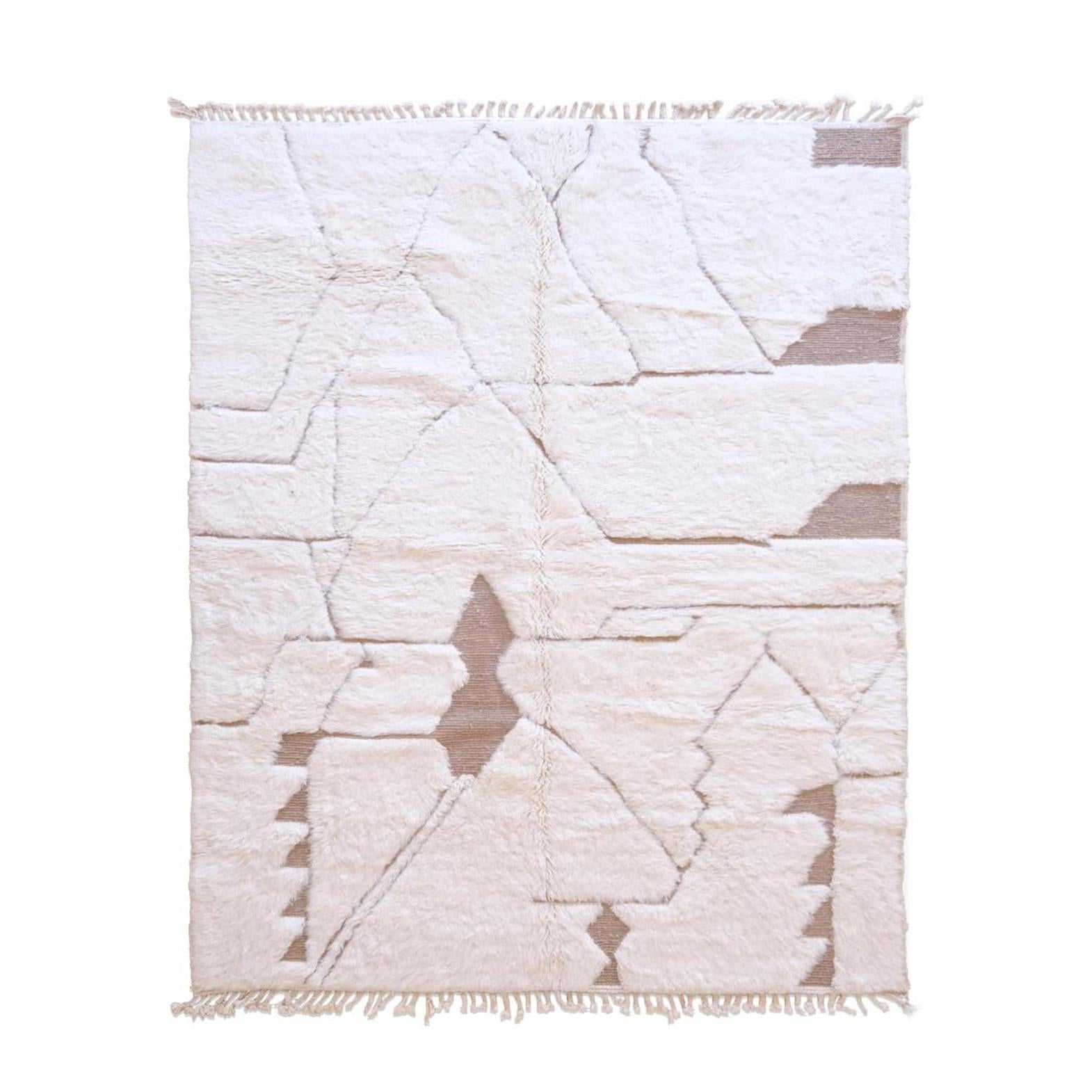 AFK Living vloerkleed Berber - handgemaakt - Wol - 208 x 292 cm