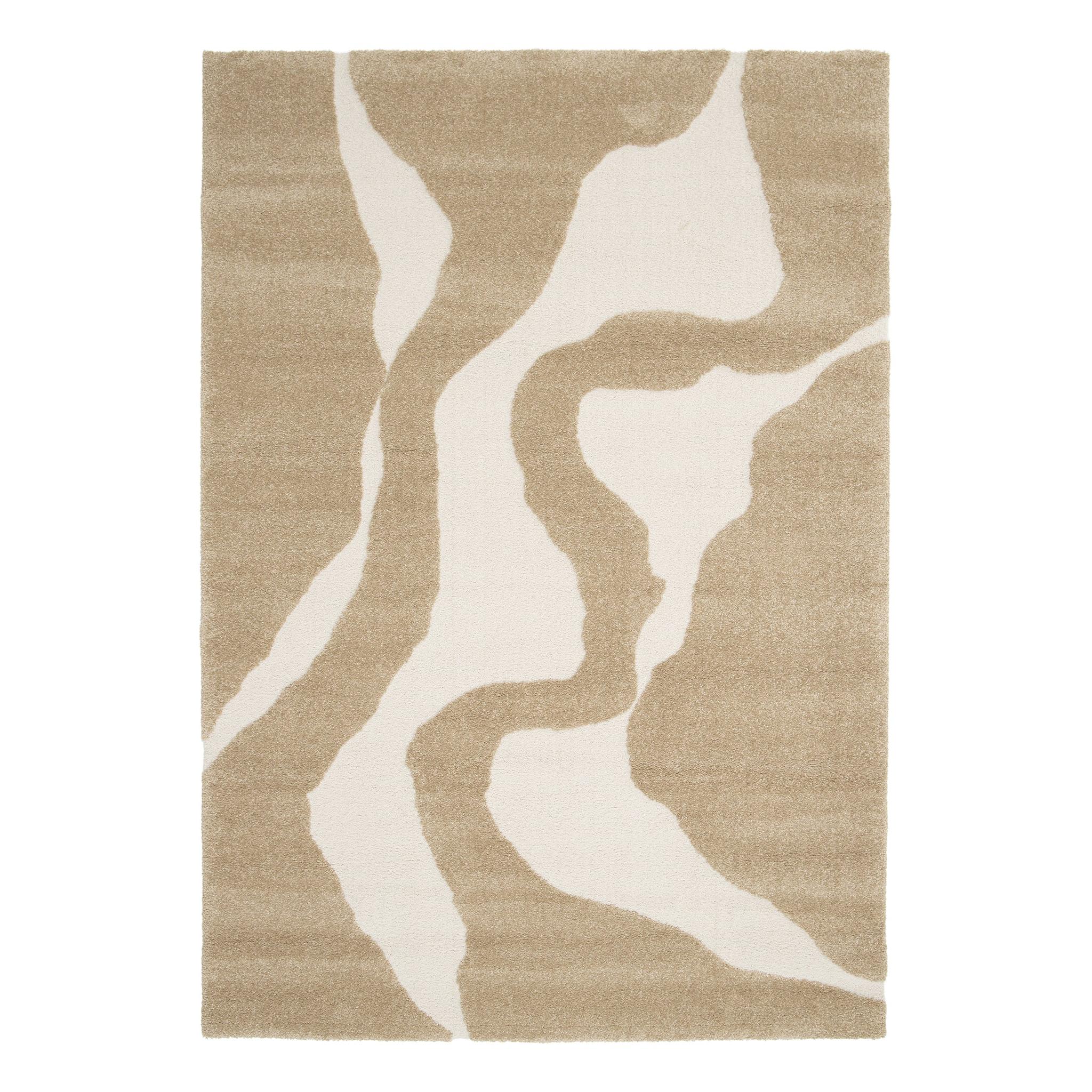 AFK Living vloerkleed Osmose - reliëfeffect - kastanje - 160 x 230 cm
