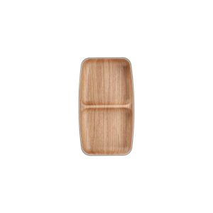 Bonbistro – Verdeelbord 17,5x10cm 2 delen bruin Buffet Bonbistro – Verdeelbord 17,5x10cm 2 delen bruin Buffet