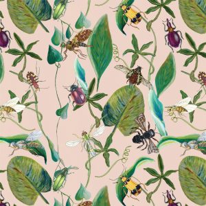 Catchii Behang Flourishing Flora zacht roze Catchii Behang Flourishing Flora zacht roze