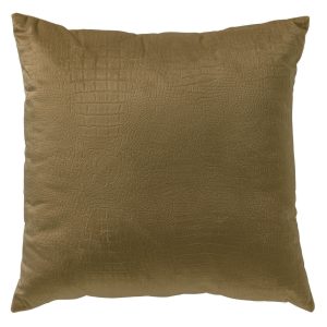 CROCO – kussenhoes 40×40 cm – krokoprint – Military Olive – groen CROCO – kussenhoes 40×40 cm – krokoprint – Military Olive – groen