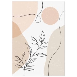Artfulprints Poster Boho – Whispering lines – 70×100 cm – beige