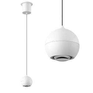 Artdelight hanglamp Miami – 1 lichts – 10 x 200 cm – wit Artdelight hanglamp Miami – 1 lichts – 10 x 200 cm – wit