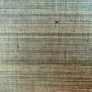 Behang Sisal groen blauw mix zilver metallic Behang Sisal groen blauw mix zilver metallic