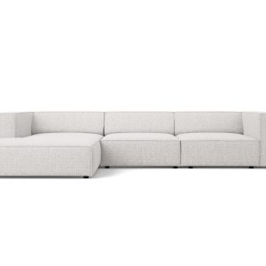 Cosmopolitan Design linker hoekbank Arendal 4-zits, chenille, lichtgri