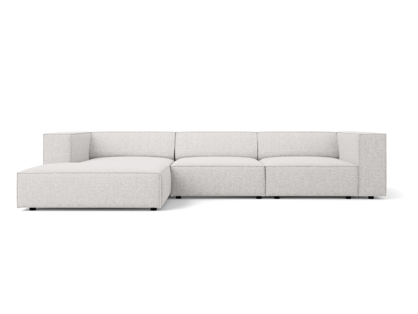 Cosmopolitan Design linker hoekbank Arendal 4-zits, chenille, lichtgri
