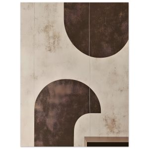 Artfulprints Poster Boho – Soft geometry – 30×40 cm – Bruin Artfulprints Poster Boho – Soft geometry – 30×40 cm – Bruin