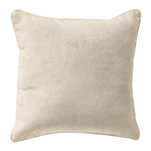 LEWY – sierkussen 45×45 cm – glansvelours – Snow White – wit LEWY – sierkussen 45×45 cm – glansvelours – Snow White – wit