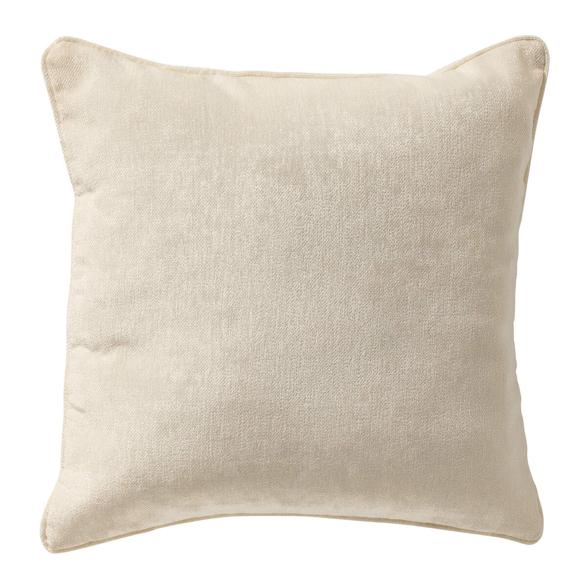 LEWY - kussenhoes 45x45 cm - glansvelours - Snow White - wit