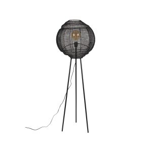Dutchbone Meezan Vloerlamp Zwart Dutchbone Meezan Vloerlamp Zwart