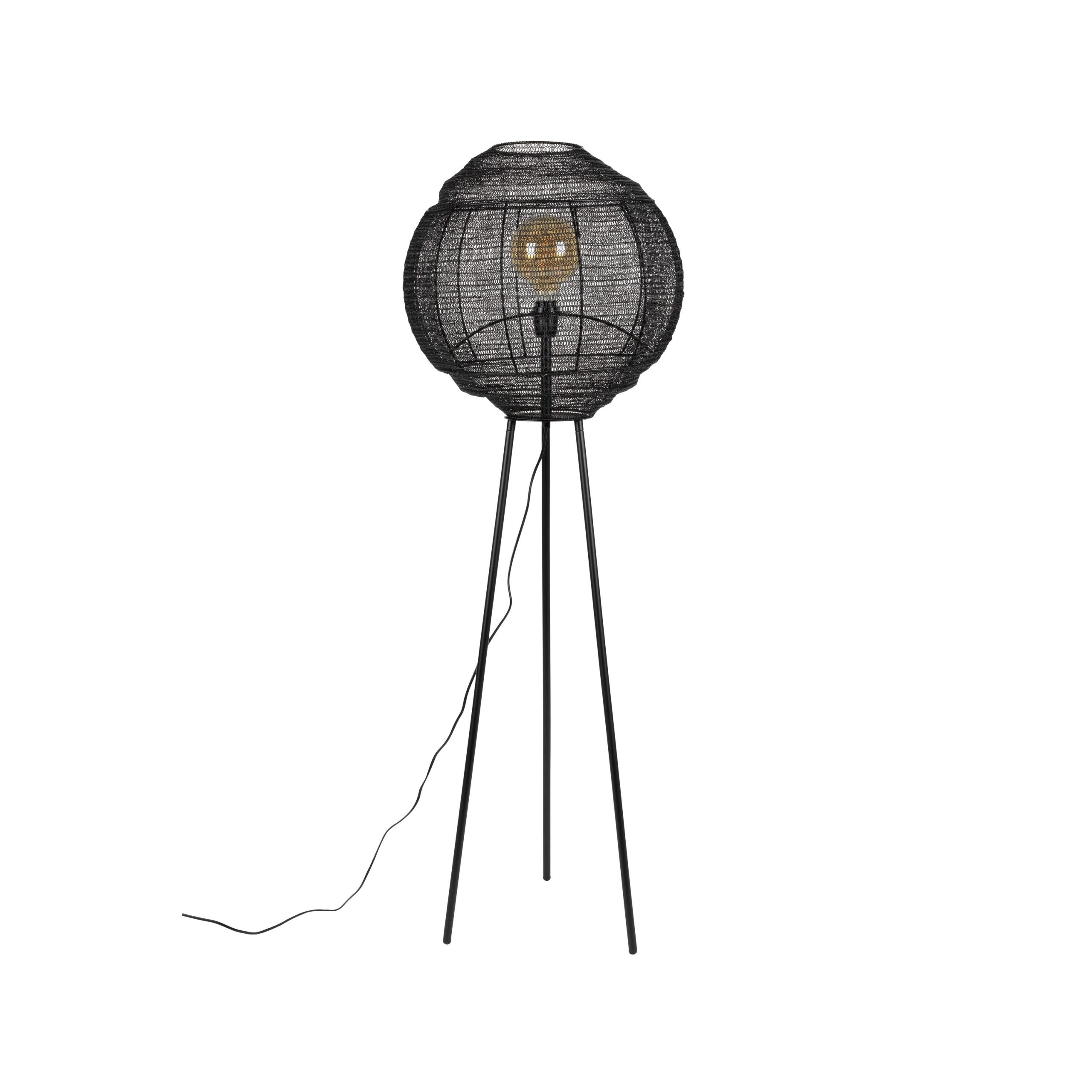 Dutchbone Meezan Vloerlamp Zwart