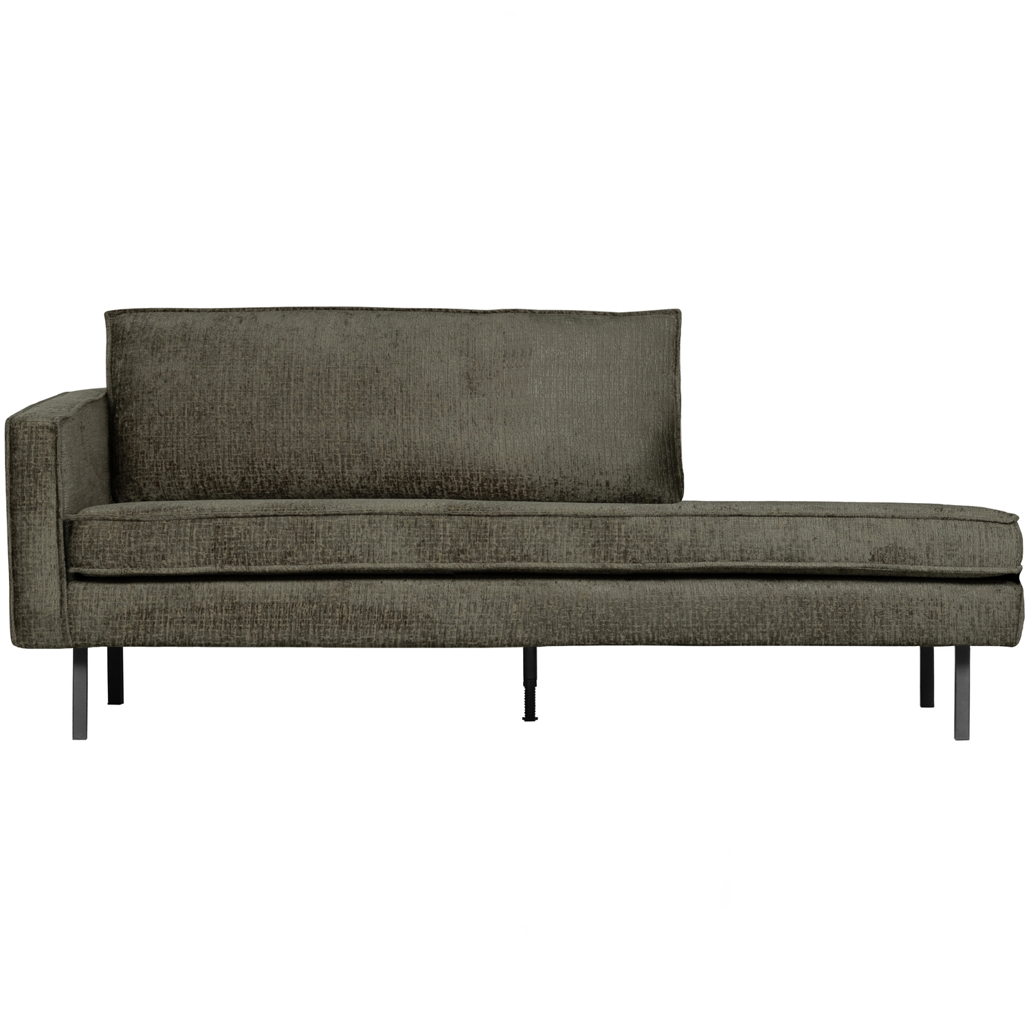 WOOOD daybed links Rodeo - Structure Velvet - Frost - 85x203x86
