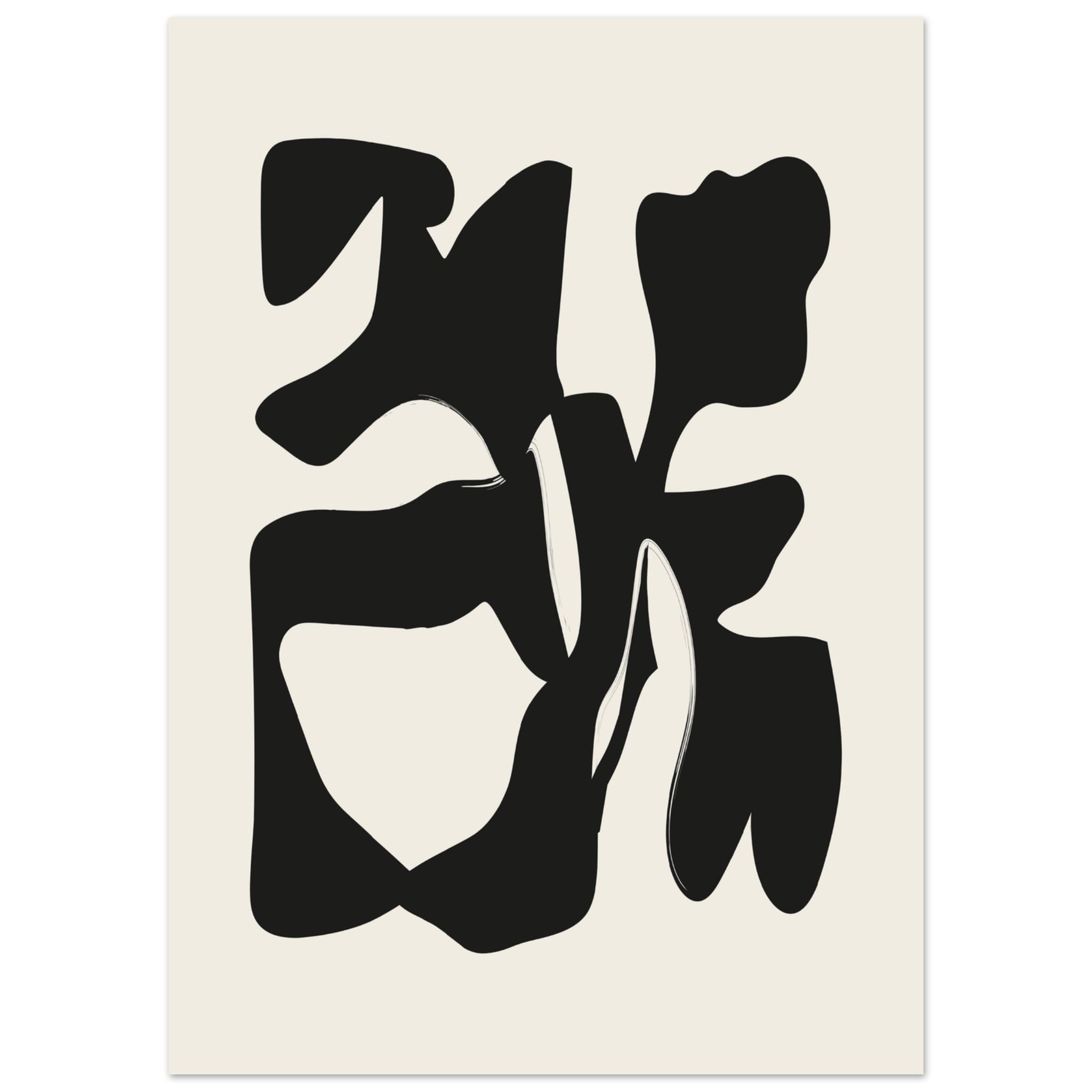 Artfulprints Abstract - Blob poster 50x70 cm
