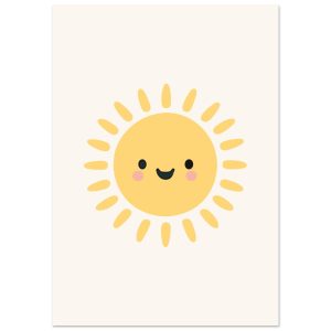 Artfulprints Poster Sunshine – A4 21×29.7 cm – Geel Artfulprints Poster Sunshine – A4 21×29.7 cm – Geel