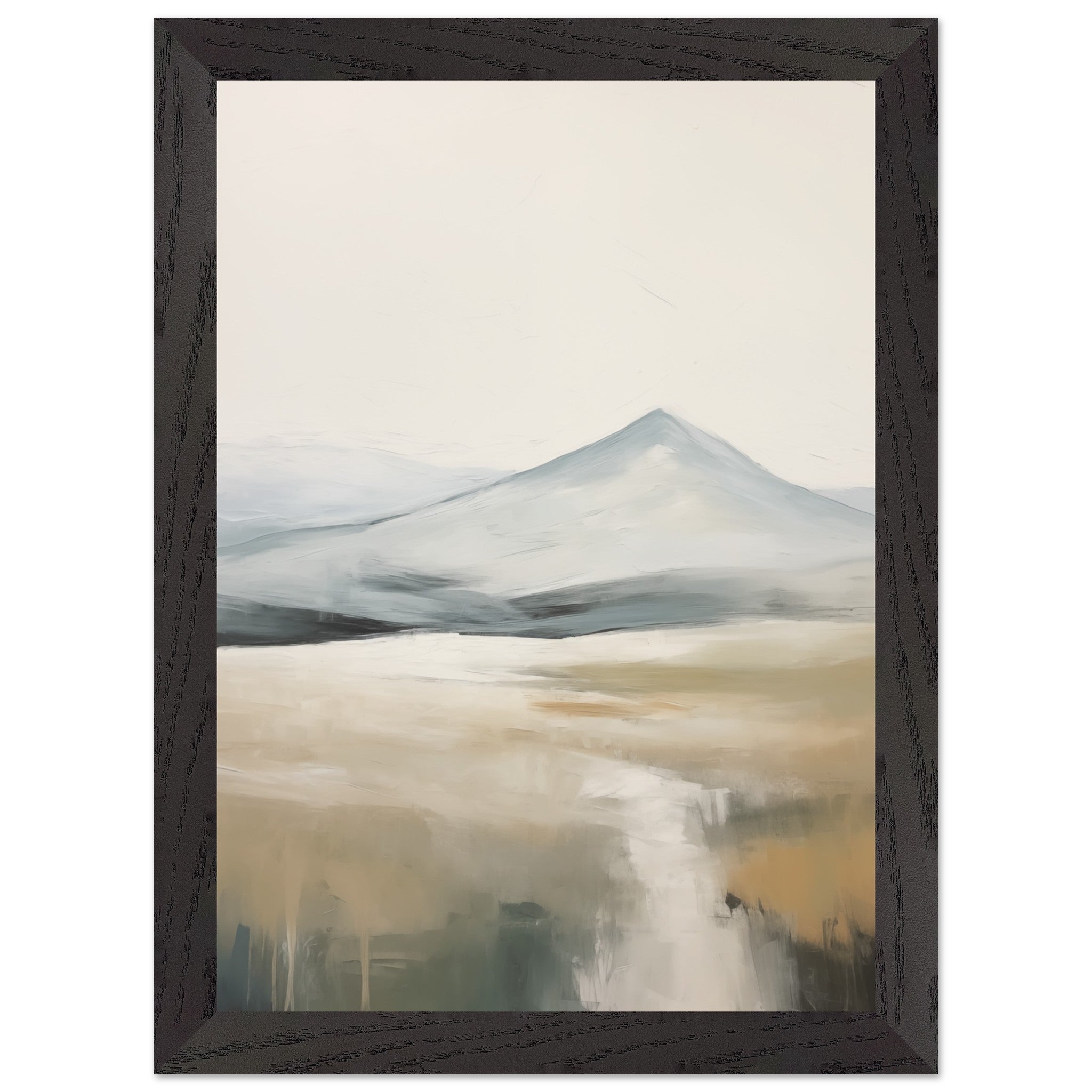 Artfulprints Poster met Lijst Abstract - Fuji path 2 - A4 21x29.7 cm -