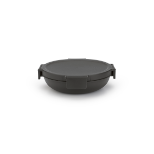 Brabantia Make & Take Lunchkom, 1 liter, kunststof – Dark Grey Brabantia Make & Take Lunchkom, 1 liter, kunststof – Dark Grey