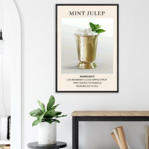 Artfulprints Poster Mint Julep cocktail – Ingredients – 70×100 cm – Gr Artfulprints Poster Mint Julep cocktail – Ingredients – 70×100 cm – Gr