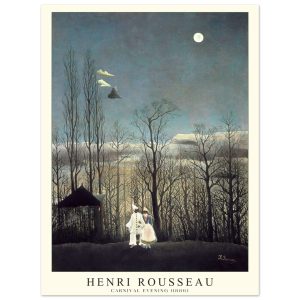 Artfulprints Poster Henri Rousseau – Carnival evening – 30×40 cm – Bla Artfulprints Poster Henri Rousseau – Carnival evening – 30×40 cm – Bla