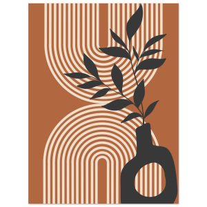 Artfulprints Poster Boho – Arched still life – 30×40 cm – Terracotta Artfulprints Poster Boho – Arched still life – 30×40 cm – Terracotta