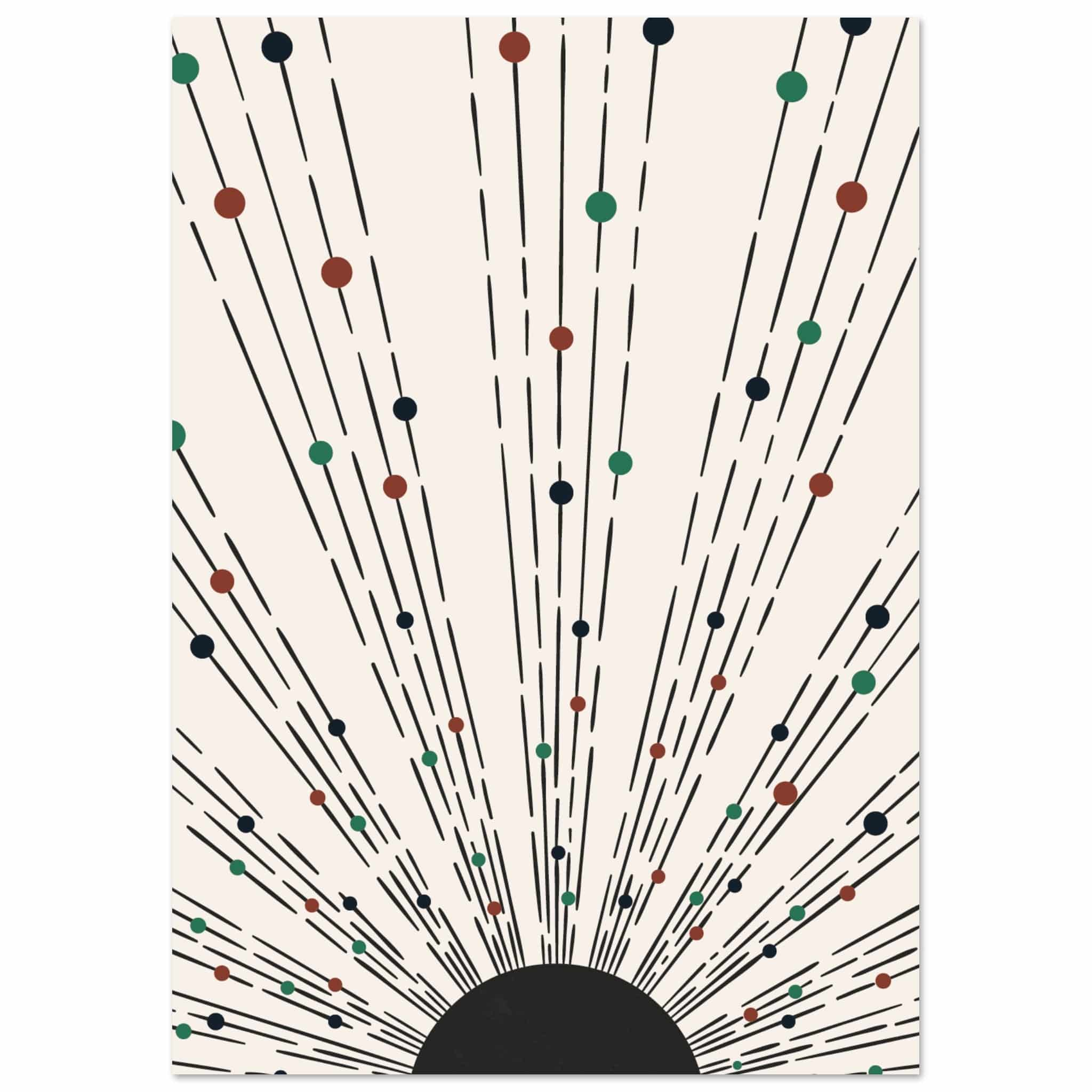 Artfulprints Poster Boho wall art - Boho arches II - A4 21x29.7 cm - M