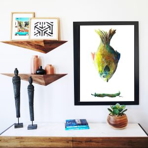 Catchii poster Fish Coloured – meerkleurig – 297×210 cm Catchii poster Fish Coloured – meerkleurig – 297×210 cm