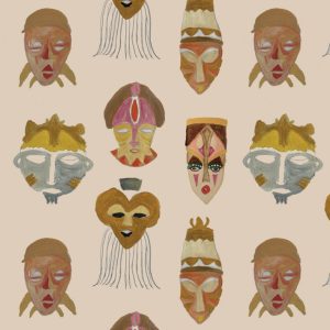 Catchii Behang Gabo Club Beige Catchii Behang Gabo Club Beige