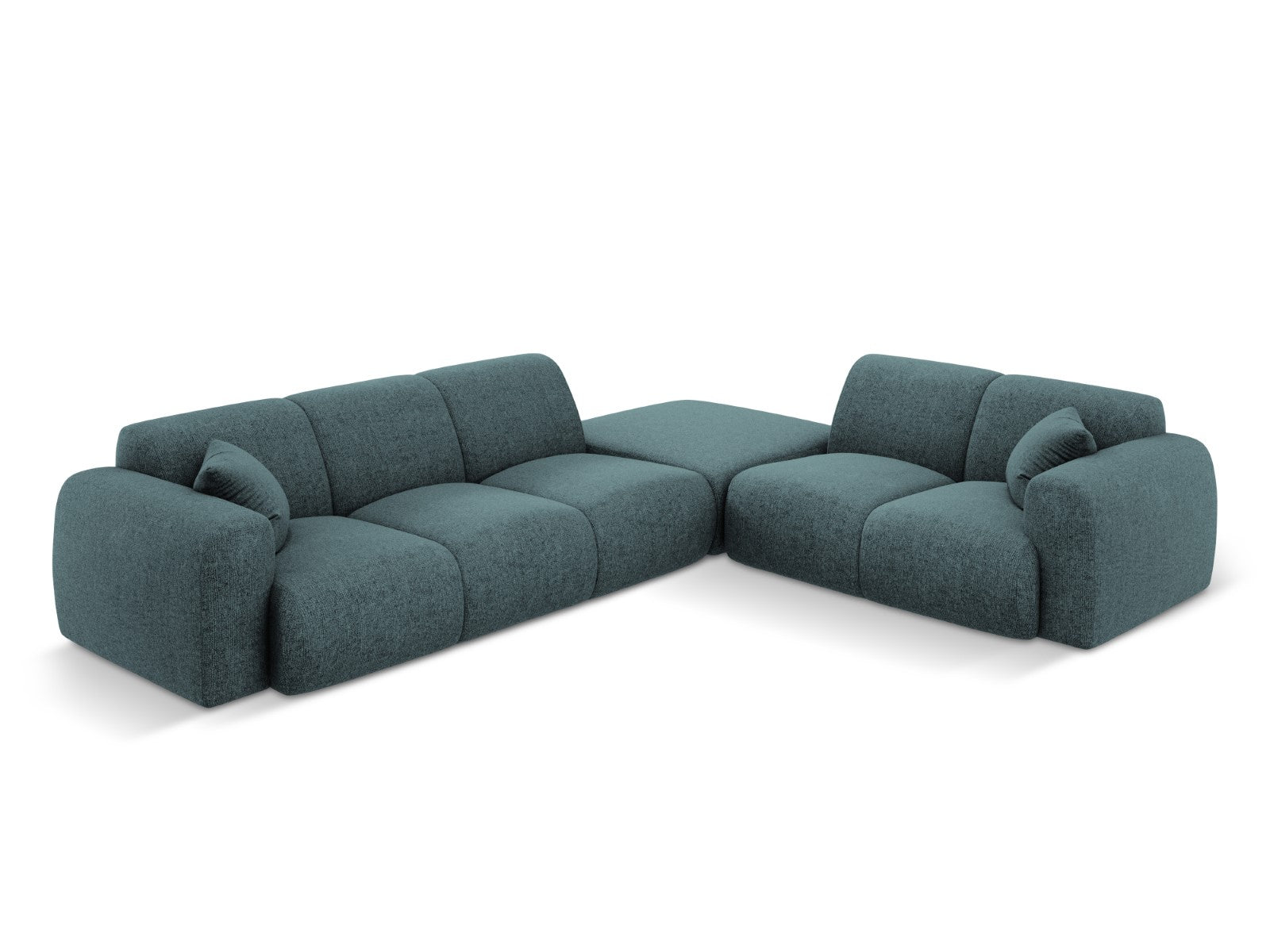 Cosmopolitan Design rechter hoekbank Nolio 4-zits, chenille, olie - 25