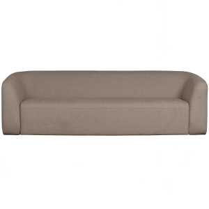 WOOOD 3-zits bank Sloping – PE – Lichtbruin Melange – 77x240x87 WOOOD 3-zits bank Sloping – PE – Lichtbruin Melange – 77x240x87