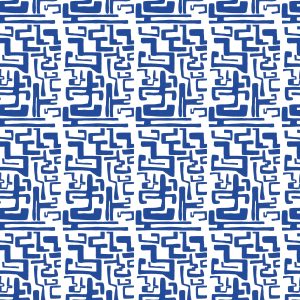 Catchii Behang Kuba kobolt blauw Catchii Behang Kuba kobolt blauw