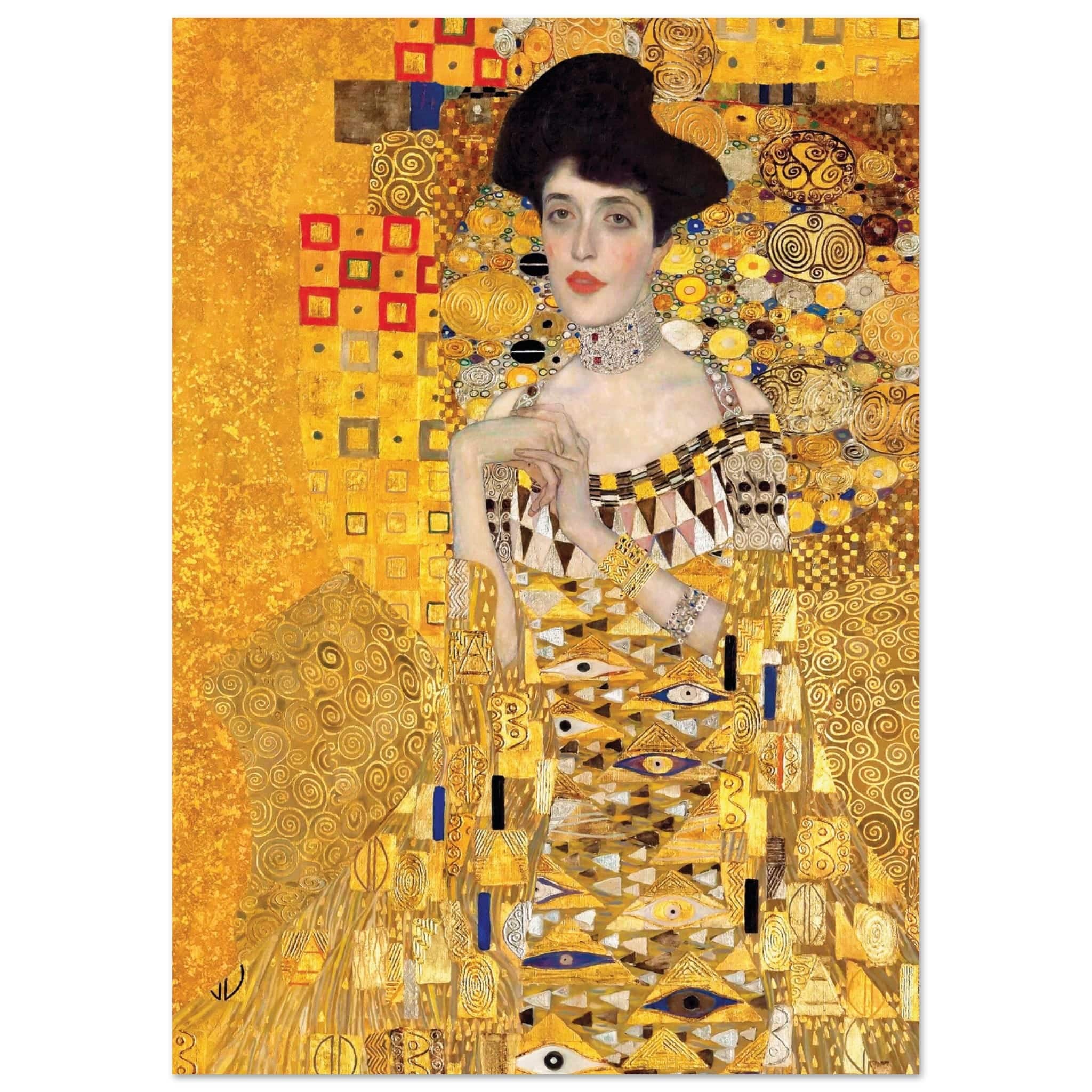 Artfulprints Poster Gustav Klimt - Portrait of Adele Bloch-Bauer I - A