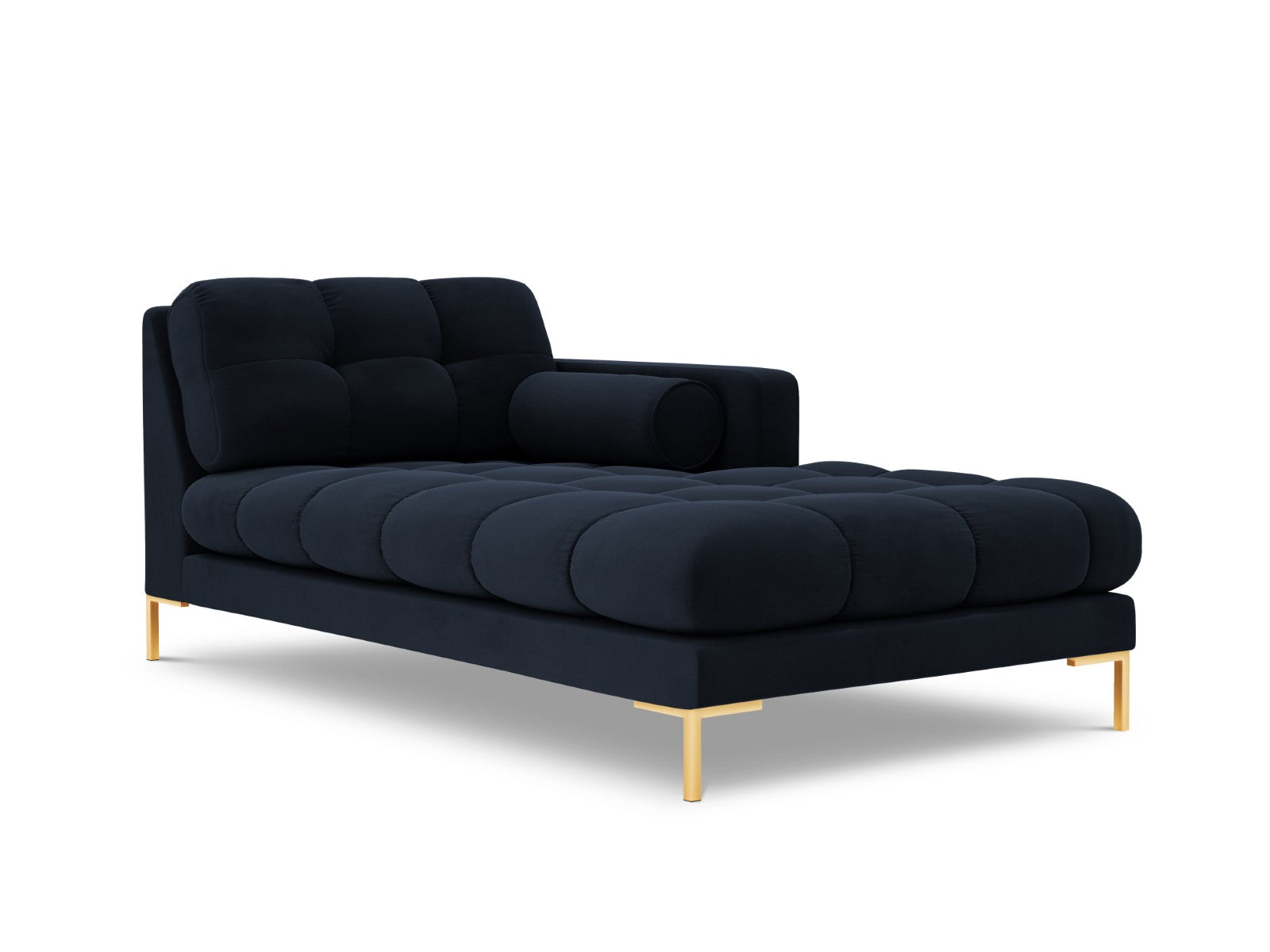 Cosmopolitan Design rechter chaise longue Bali flueel, donkerblauw - 1