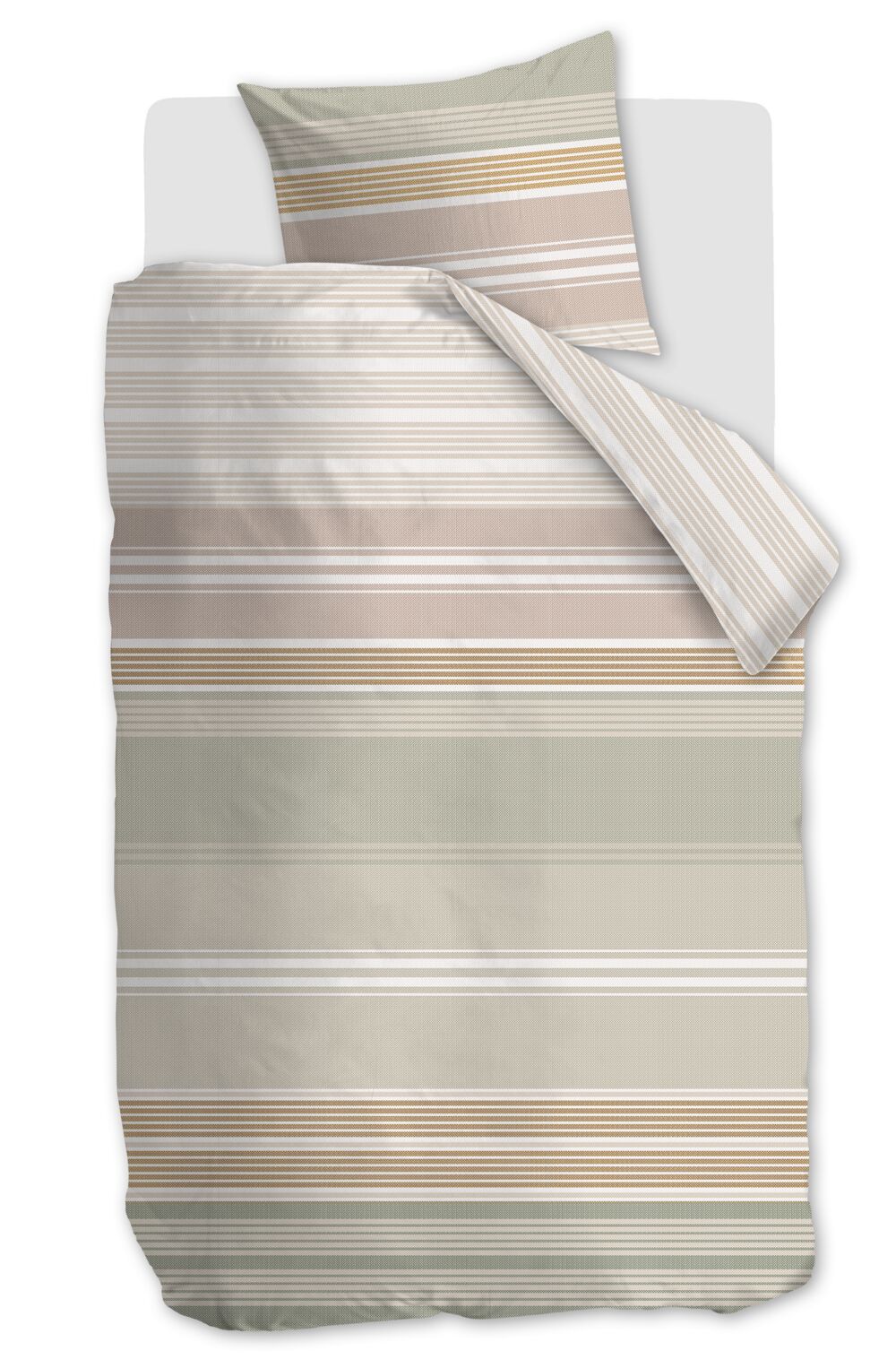 Ariadne at Home Dekbedovertrek Mellow - 140 x 200/220 cm - Terra
