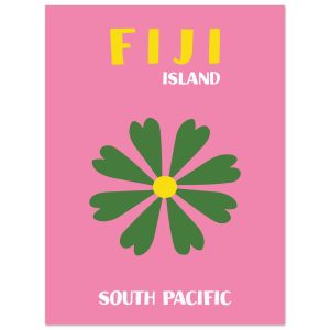 Artfulprints Fiji – Island poster 30×40 cm Artfulprints Fiji – Island poster 30×40 cm