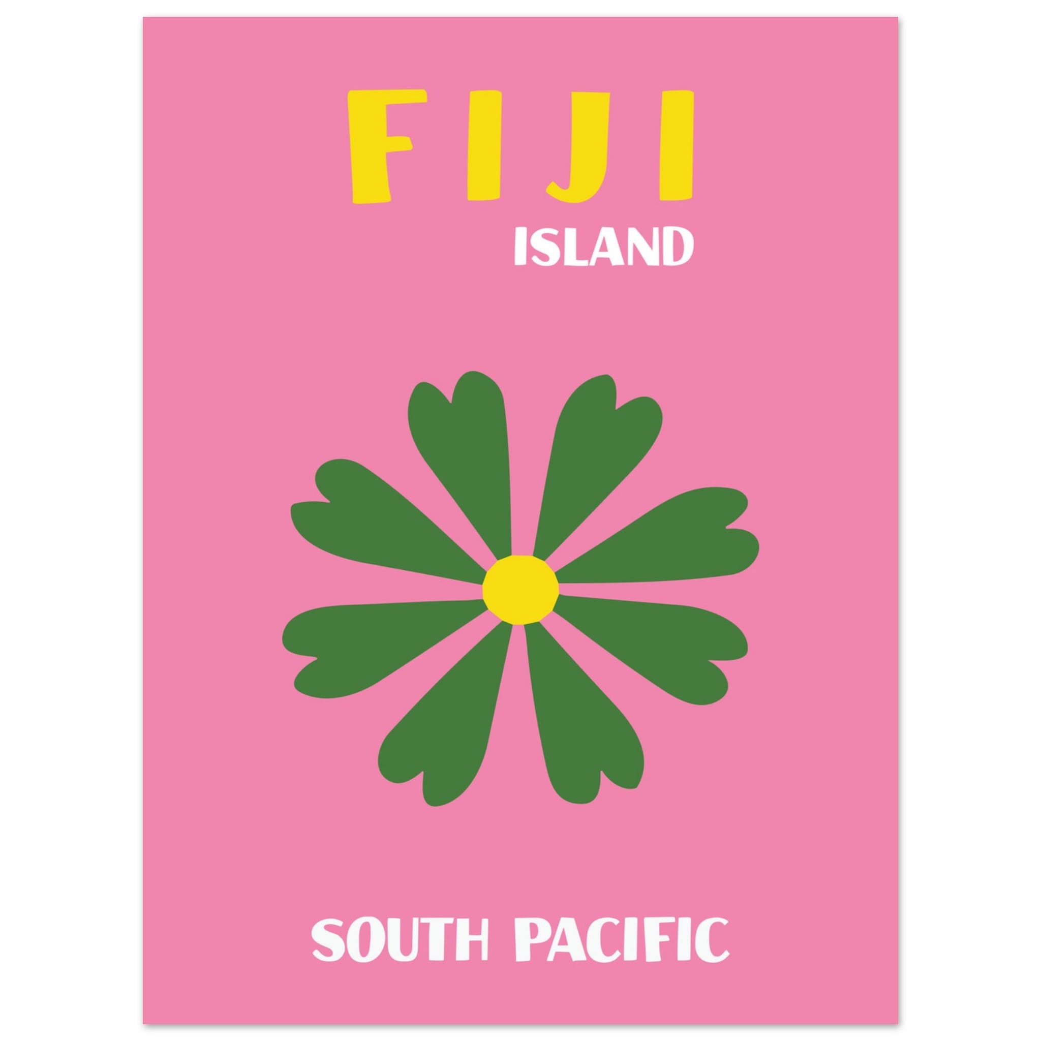 Artfulprints Fiji - Island poster 30x40 cm