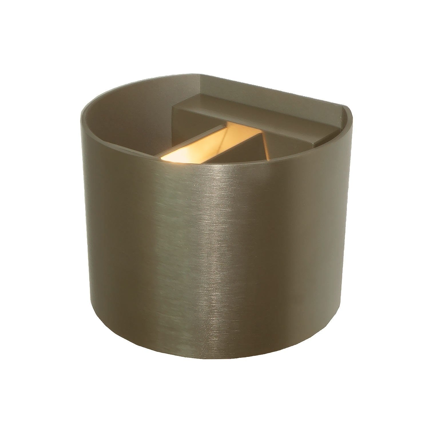 Artdelight wandlamp Gyro - 1 lichts - 11.2 x 9.7 cm - brons