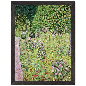 Artfulprints Poster met Lijst Gustav Klimt – Orchard with roses – 30×4 Artfulprints Poster met Lijst Gustav Klimt – Orchard with roses – 30×4