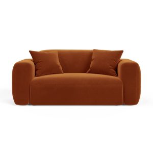 Cosmopolitan Design Modulaire bank Strino 2-zits, flueel terracotta – Cosmopolitan Design Modulaire bank Strino 2-zits, flueel terracotta –